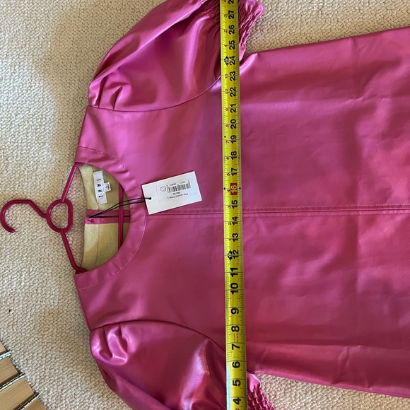 NWT THML Fuchsia Puff Sleeve Dress - Picture 10 of 11